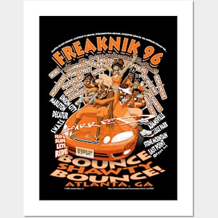 Freaknik 1996 Bounce Shawty Bounce! Orange Colorway Posters and Art